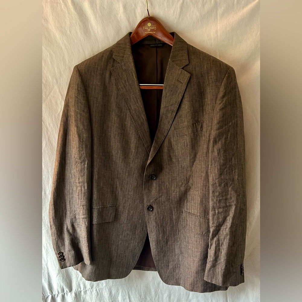 Banana Republic Modern Fit Gray / Brown Men's Blazer 44R